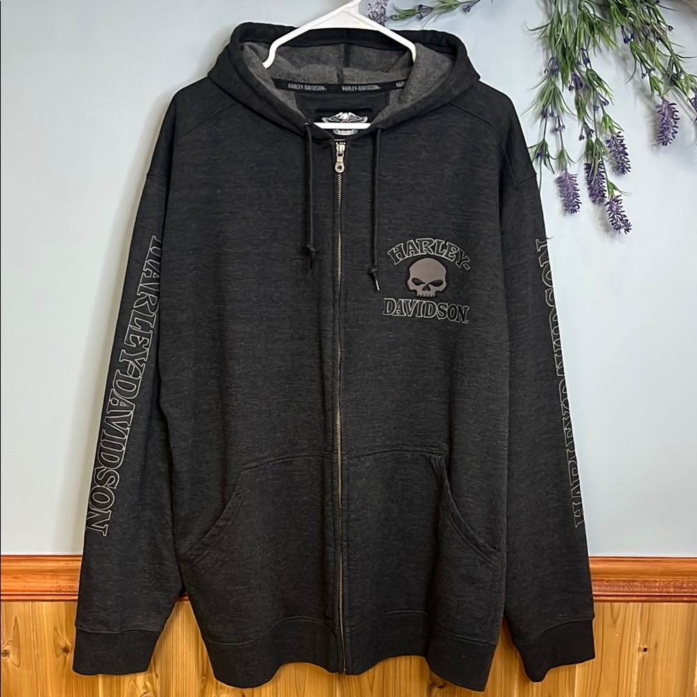 Harley-Davidson Men's Zip-up Sweatshirt Jacket
